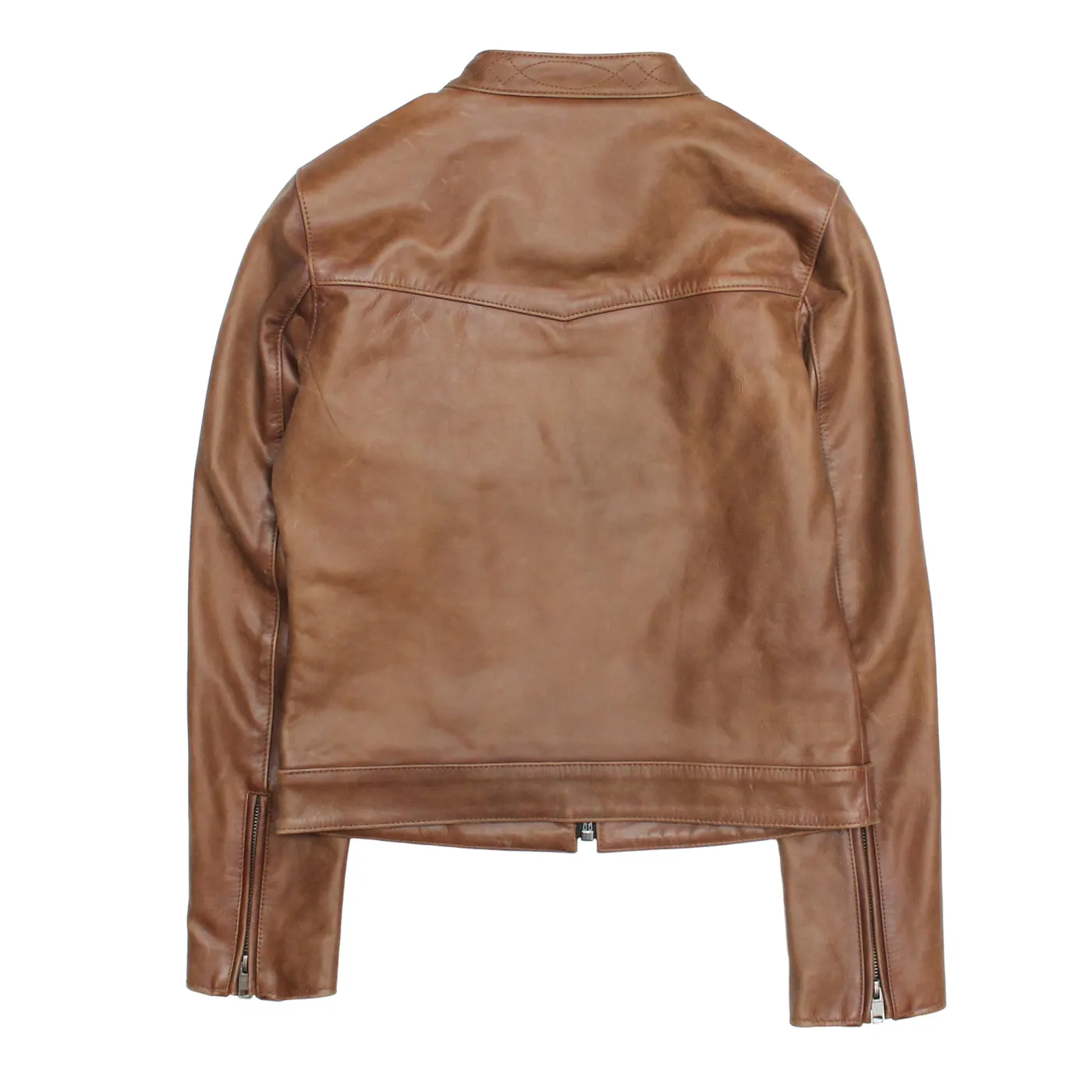 Shop Frye Tobacco Cafe Racer Jacket