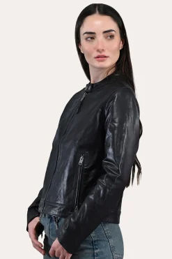 Shop Frye Tobacco Cafe Racer Jacket