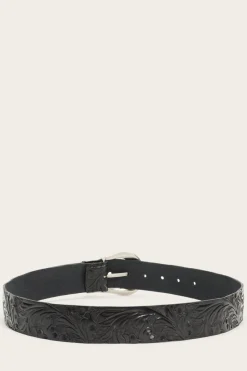 Outlet Frye Tooling Belt With Wrapped Keeper Black
